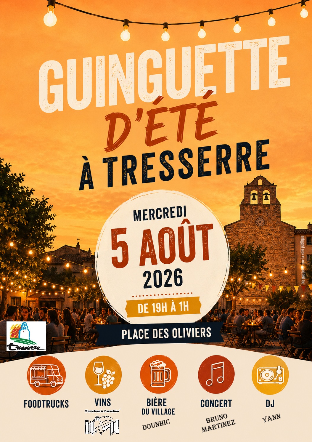 GUINGUETTE D’ÉTÉ À TRESSERRE Tresserre