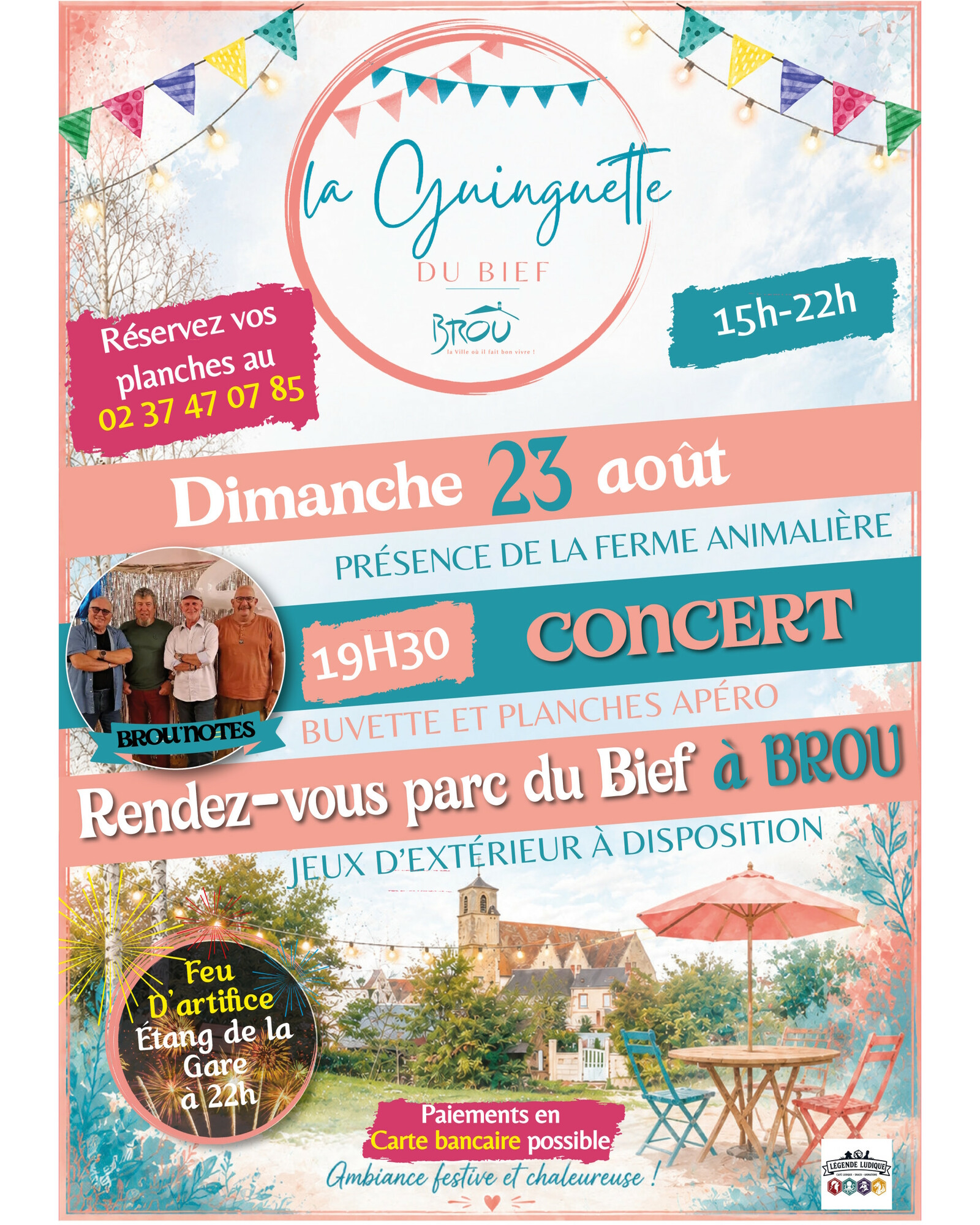 Guinguette du Bief Parc du Bief Brou 2026-08-23