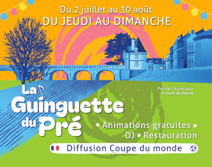 Guinguette du Pré Promenade des Acadiens – Châtellerault