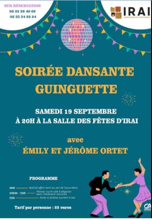 Soirée Guinguette annuelle IRAI IRAI