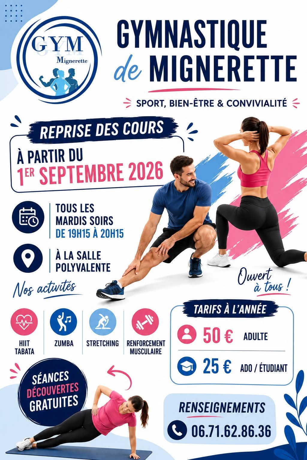 Gymnastique à Mignerette Mignerette