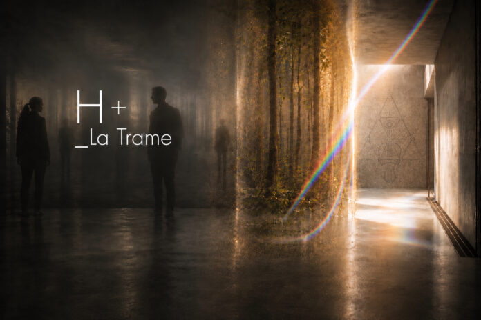 h+ trame roman fiction futuriste transhumanism