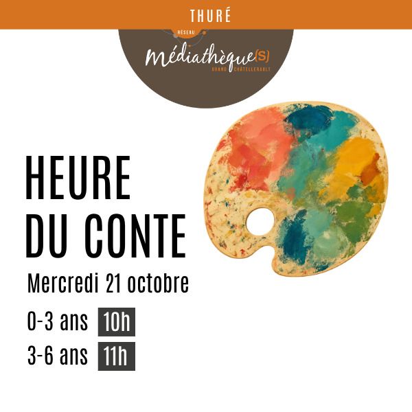 Heure du conte spéciale arts Médiathèque Maurice Bedel Thuré