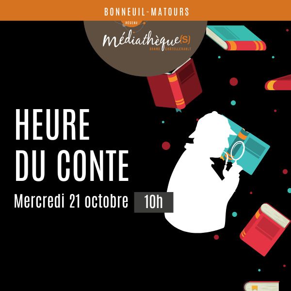 Heure du conte spéciale enquêtes Rue du 8 mai 1945 Bonneuil-Matours Bonneuil-Matours