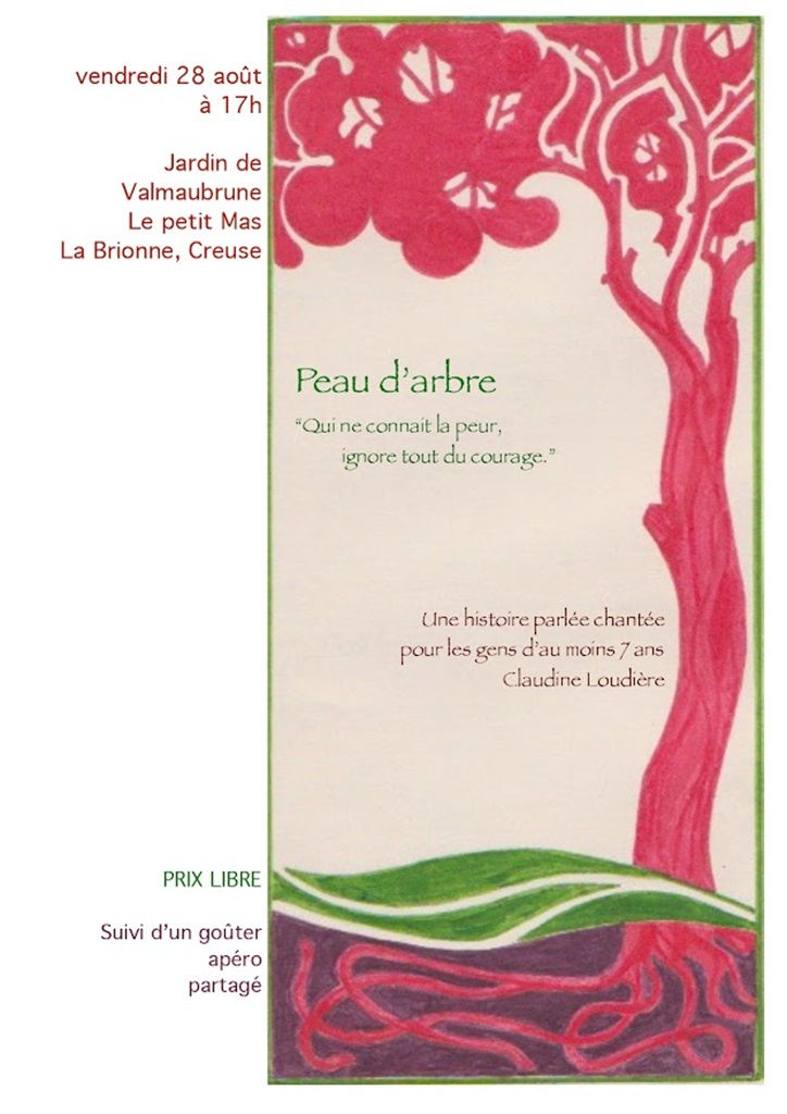 Histoire parlée chantée au Jardin de Val Maubrune  La Brionne