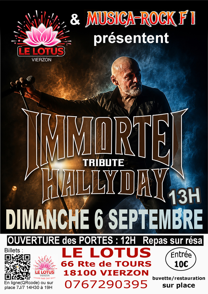 Immortei tribute Halliday Vierzon