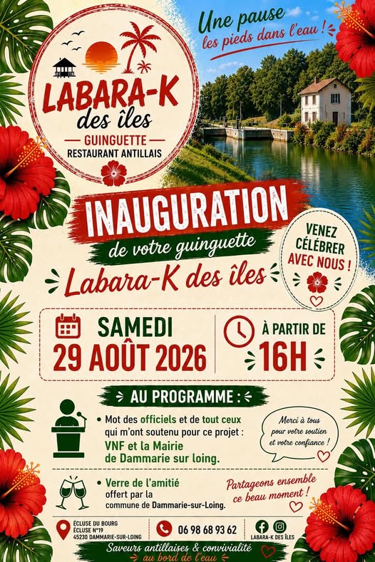 Inauguration labara K  Dammarie-sur-Loing
