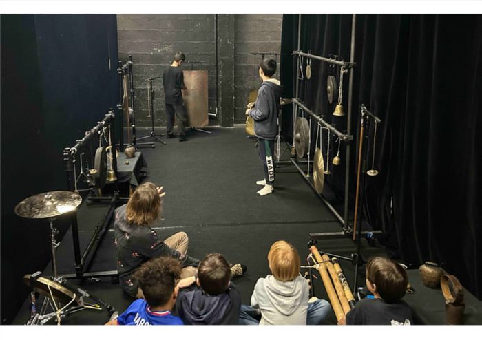 Installations sonores : le Labo Ludi-Musique, Médiathèque le Puits au Chat, Blain