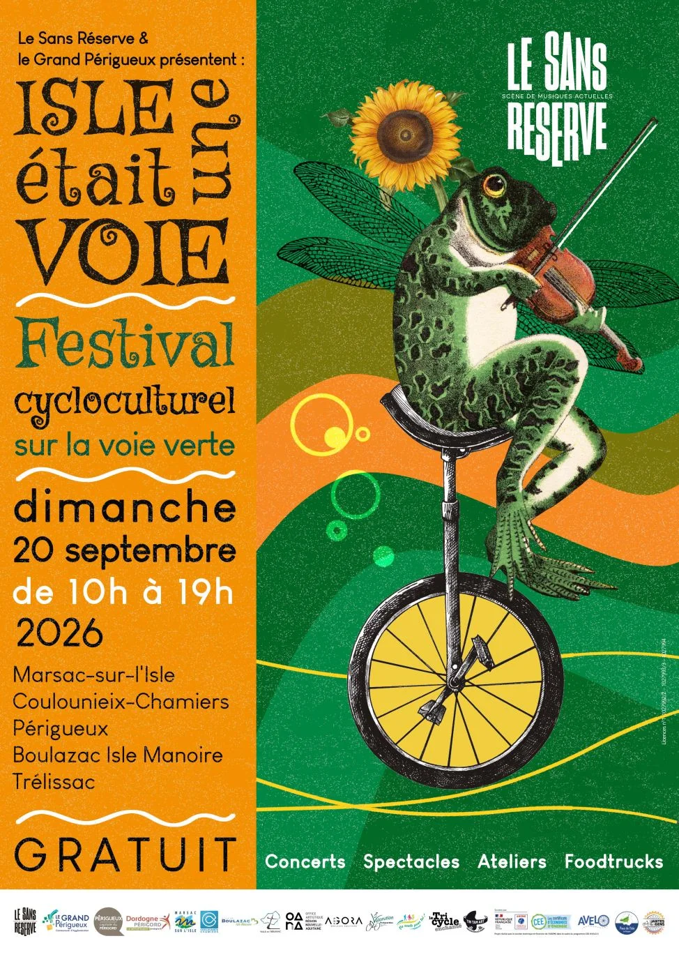 Isle était une voie Voie verte Périgueux