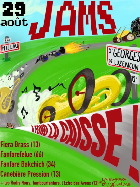 JAM&rsquo;S (festivals de fanfares)  Saint-Georges-de-Luzençon