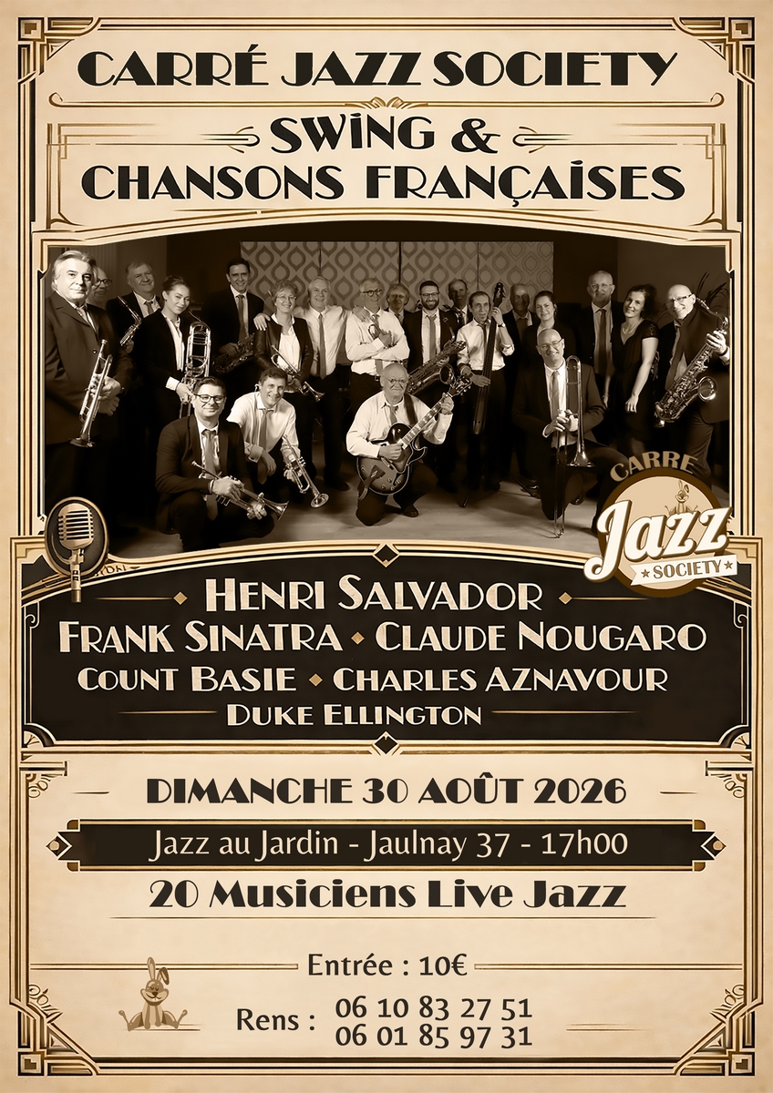 Jazz au Jardin Carré Jazz Society  Jaulnay