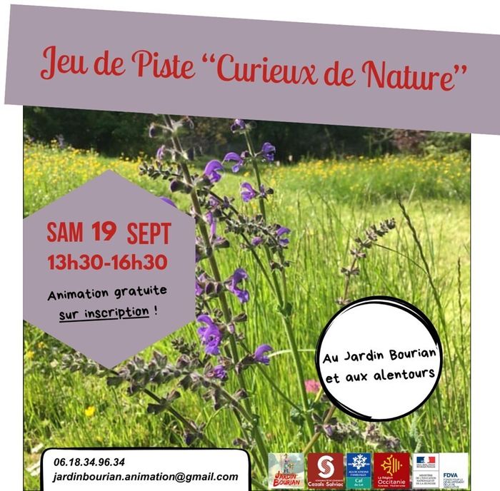 Jeu de piste « Curieux de Nature », Jardin Bourian, Dégagnac