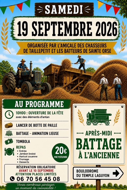 Journée d&rsquo;Antan  Temple-Laguyon