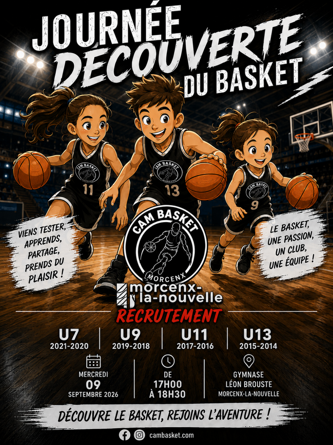 Journée découverte du basket  Morcenx-la-Nouvelle