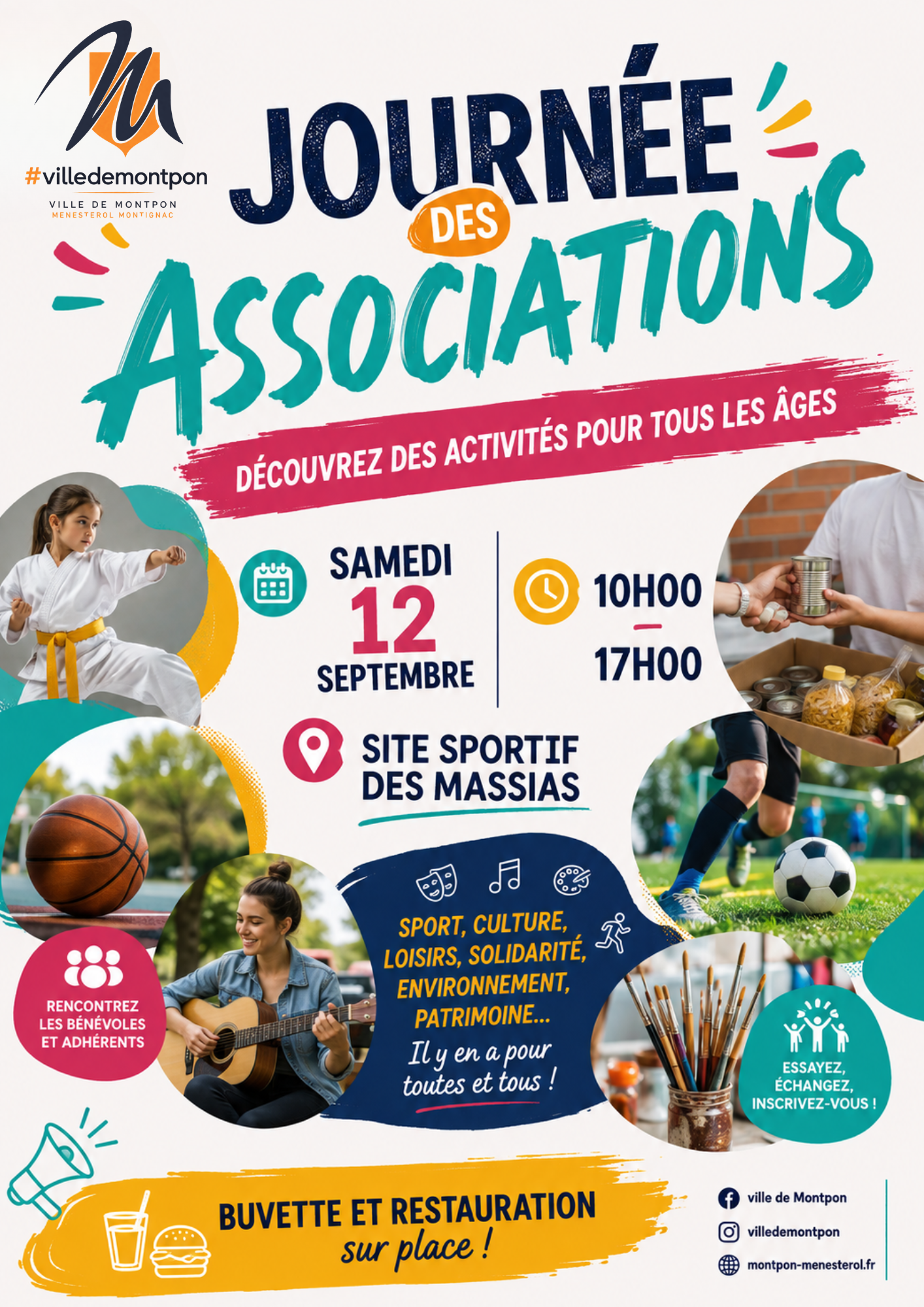 Journée des associations Rue Foix-de-Candalle Montpon-Ménestérol 2026-09-12