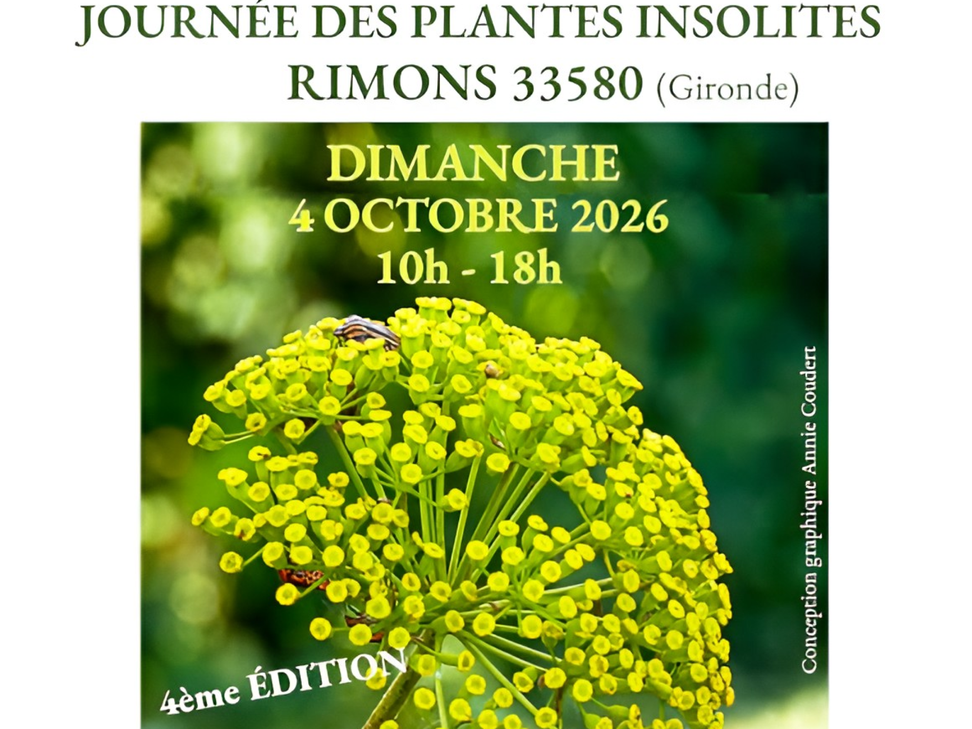 Journée des plantes insolites 4e édition Le Bourg Rimons 2026-10-04