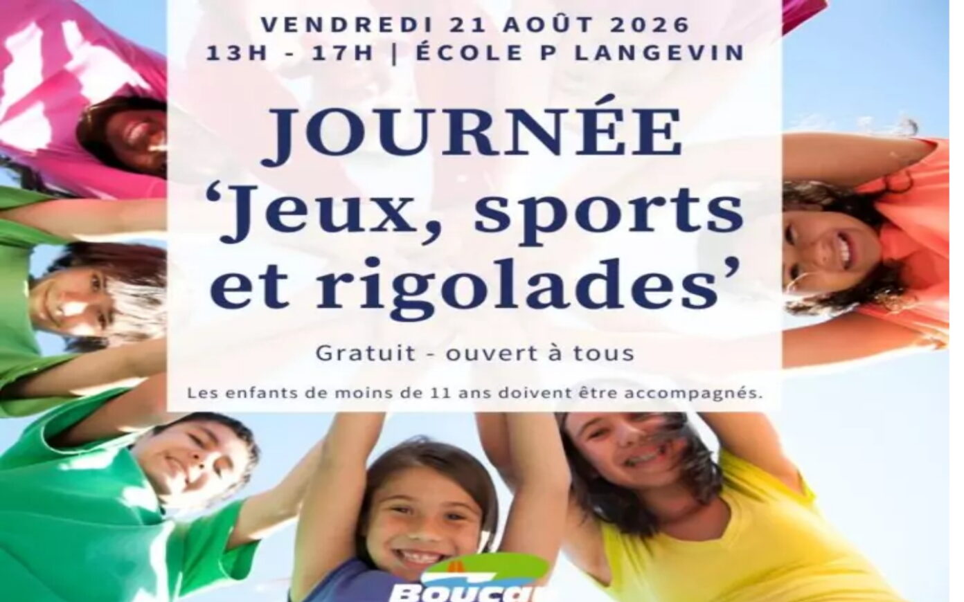 Journée jeux, sports et rigolades ! Ecole Primaire Langevin Boucau