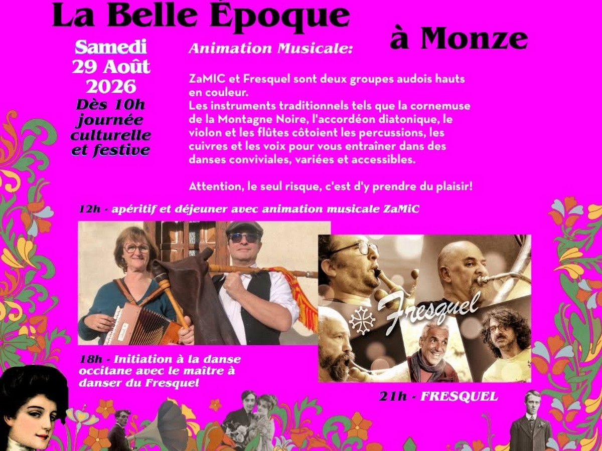 JOURNÉE LA BELLE ÉPOQUE Monze 2026-08-29