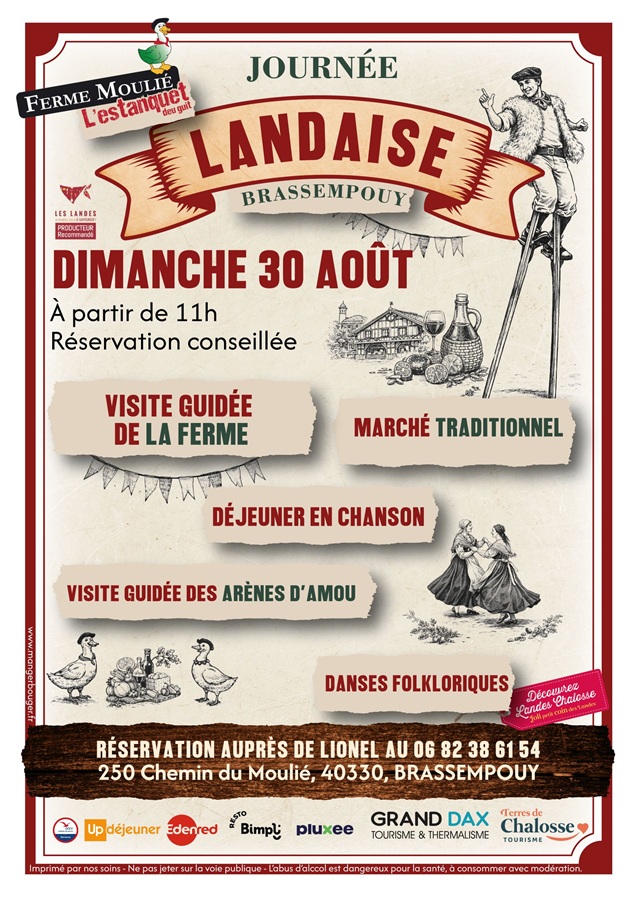 Journée landaise à la Ferme Moulié  Dax