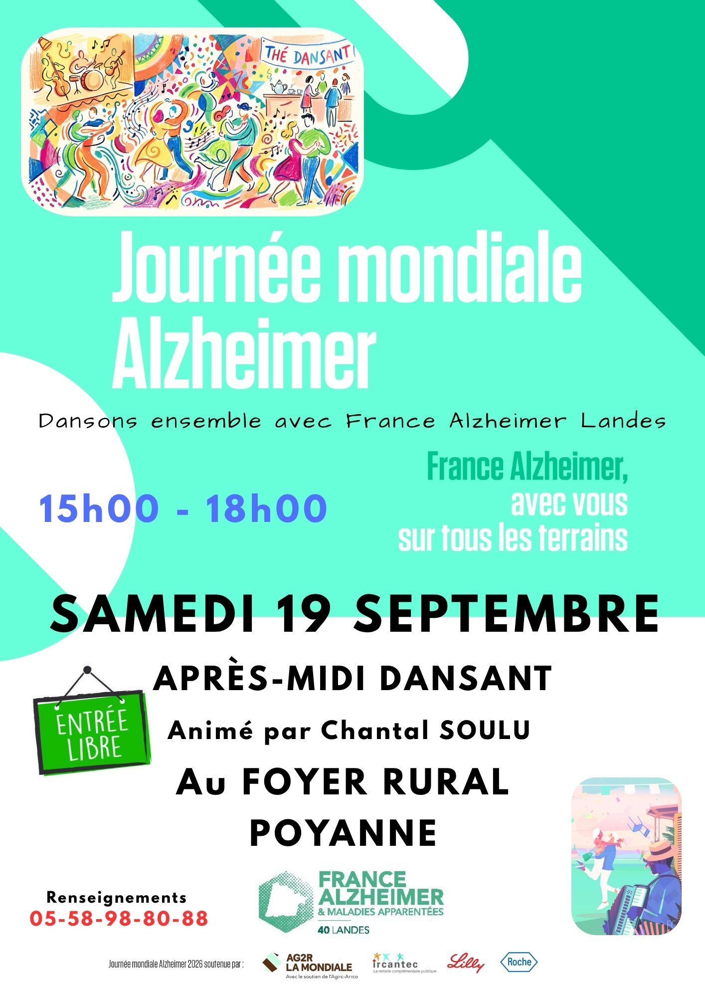 Journée Mondiale Alzheimer Foyer Rural Poyanne 2026-09-19