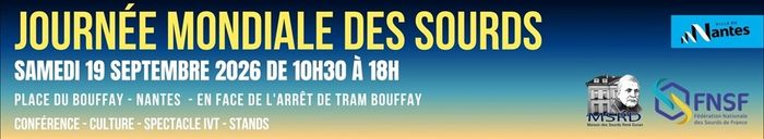 Journée mondiales des sourds 2026 Place du Bouffay