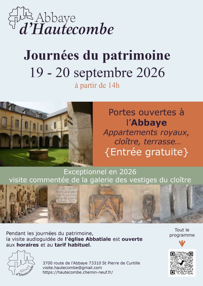 Journée portes ouverte à l’abbaye d’HAUTECOMBE, Abbaye de Hautecombe, Saint-Pierre-de-Curtille
