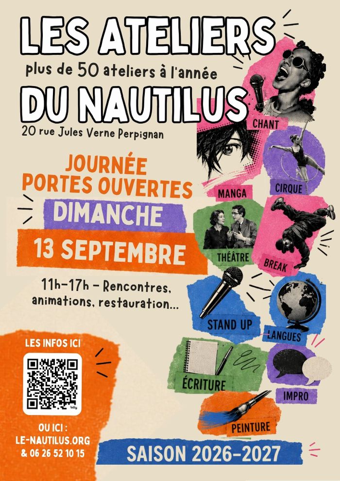 Journée Portes Ouvertes Ateliers annuels Le Nautilus Perpignan