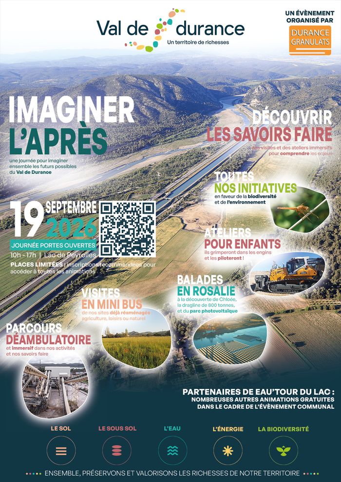 Journée Portes Ouvertes – Carrière Durance Granulats, Base nautique Olivier Fregeac, Peyrolles-en-Provence