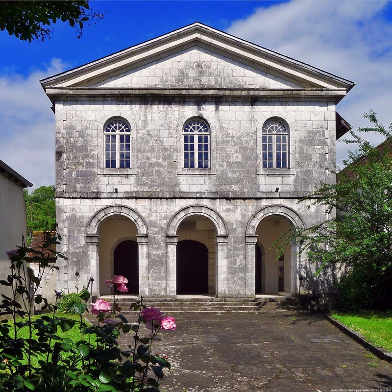 Journées du patrimoine Visite libre du temple et présentation de l’orgue Temple Orthez