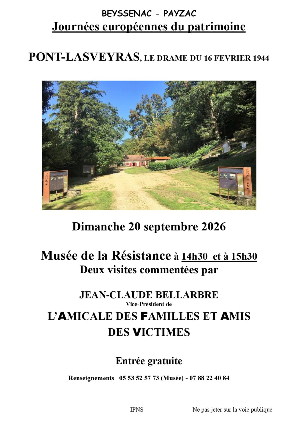Journées du patrimoine Visites commentée du Moulin de la Résistance Moulin de la Résistance Beyssenac