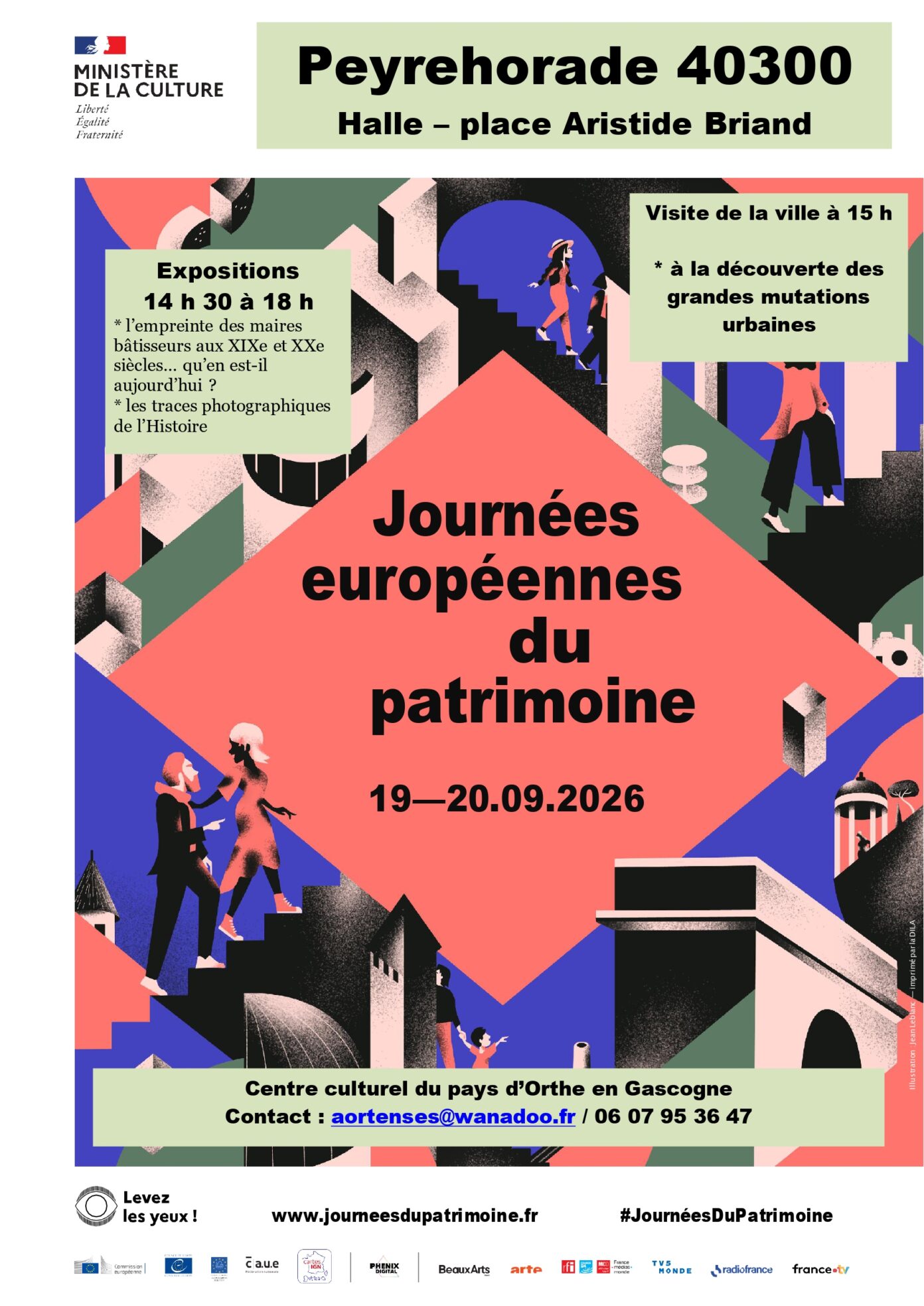 Journées européennes du patrimoine à la découverte de Peyrehorade Halle Peyrehorade