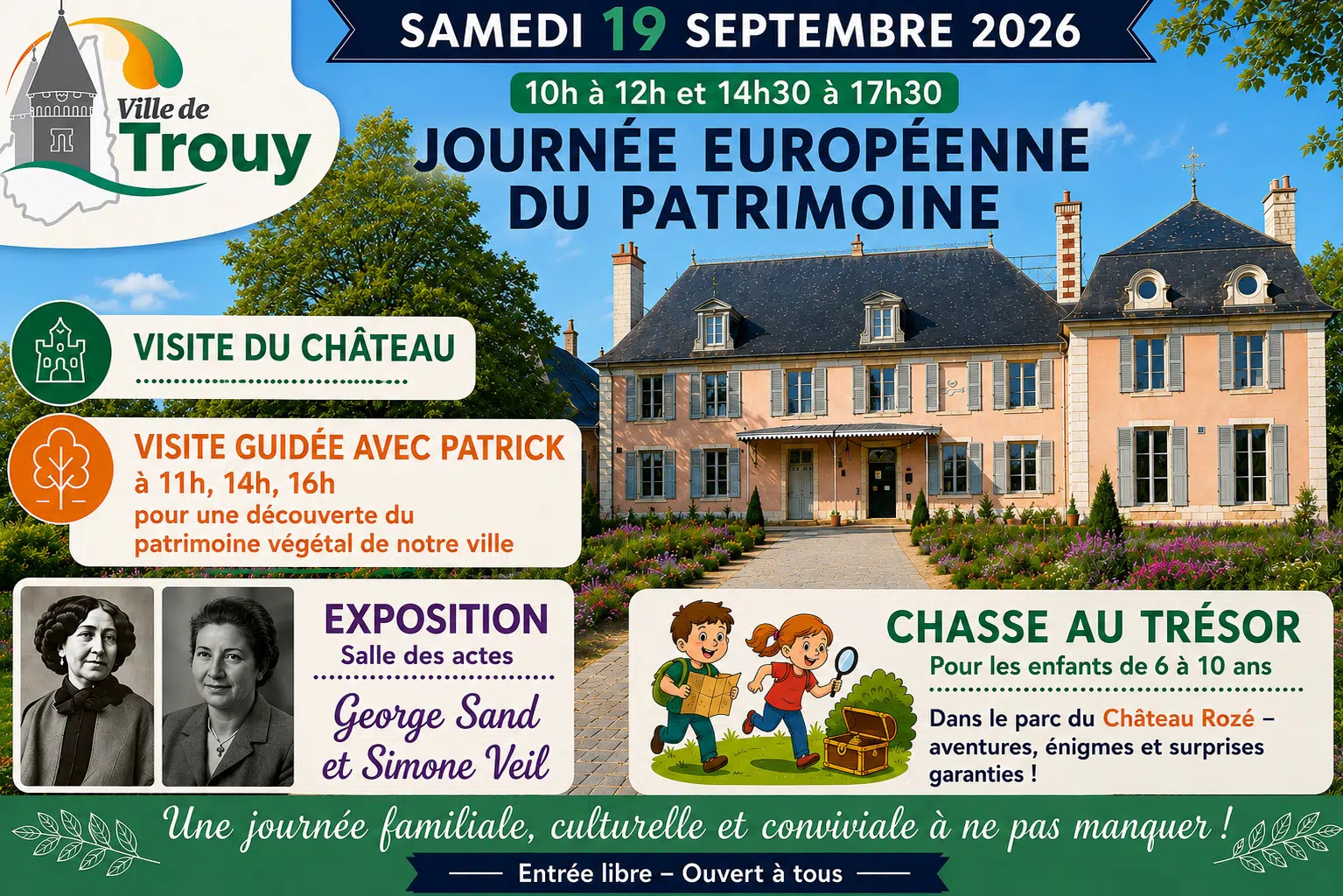 Journées Européennes du Patrimoine à Trouy Trouy 2026-09-19