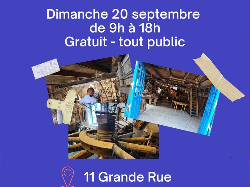 Journées européennes du patrimoine atelier de Charron Atelier de Charron Bouxurulles