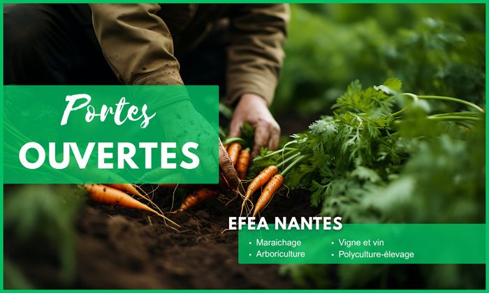 Journées Portes Ouvertes EFEA 2026-2027 - Découvrez les formations agricoles en Pays de la Loire (44) ÉFEA