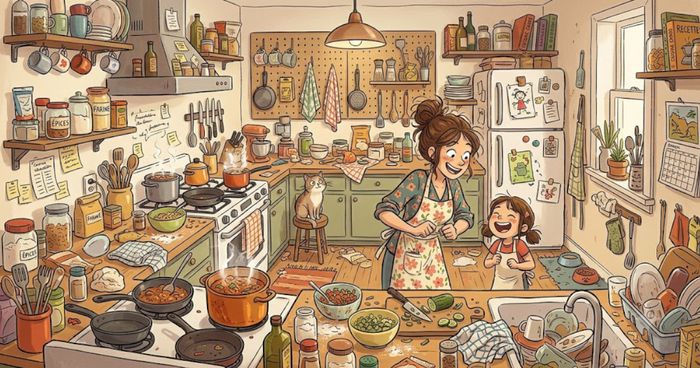 Joyeux bazar dans la cuisine, Bibliothèque Tulitujou, Orvault