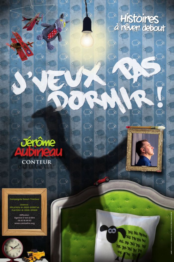 J&rsquo;veux pas dormir, Bibliothèque Le Colombier, Pouzauges, Pouzauges