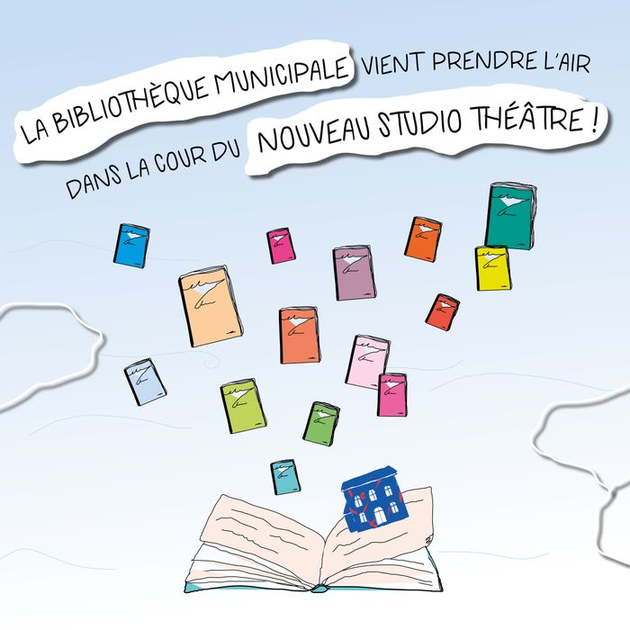 La bibliothèque prend l&rsquo;air Nouveau Studio Théâtre Nantes