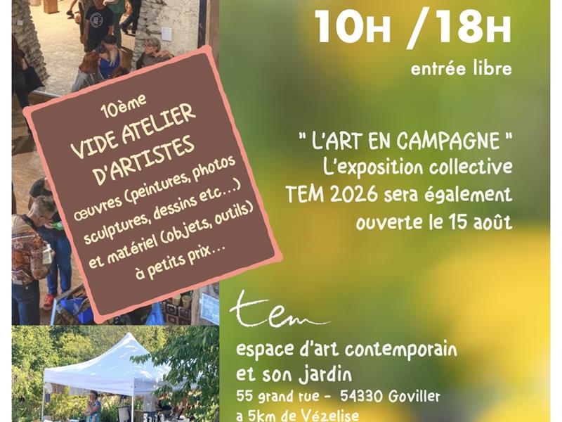La Broc’Art de TEM TEM espace d’art contemporain Goviller