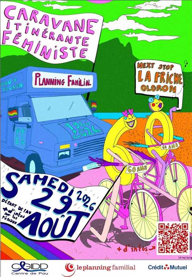 La Caravane Itinérante Féministe 60 ans du Planning Familial 64  Oloron-Sainte-Marie