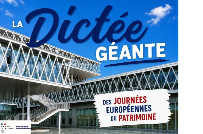 La Dictée Géante du Patrimoine, Archives nationales de France, Saint-Denis