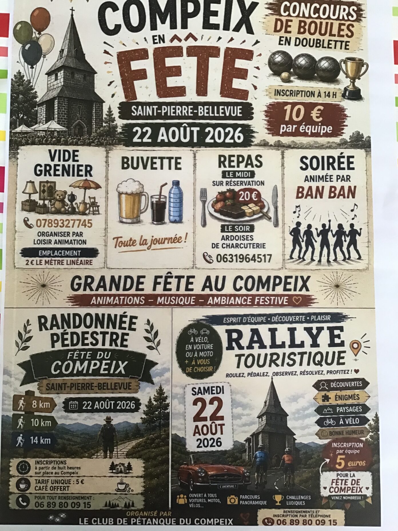La fête du compeix Saint-Pierre-Bellevue