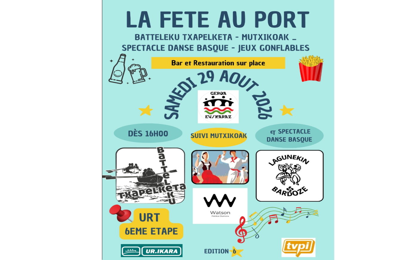 La fête du Port Le Port Urt
