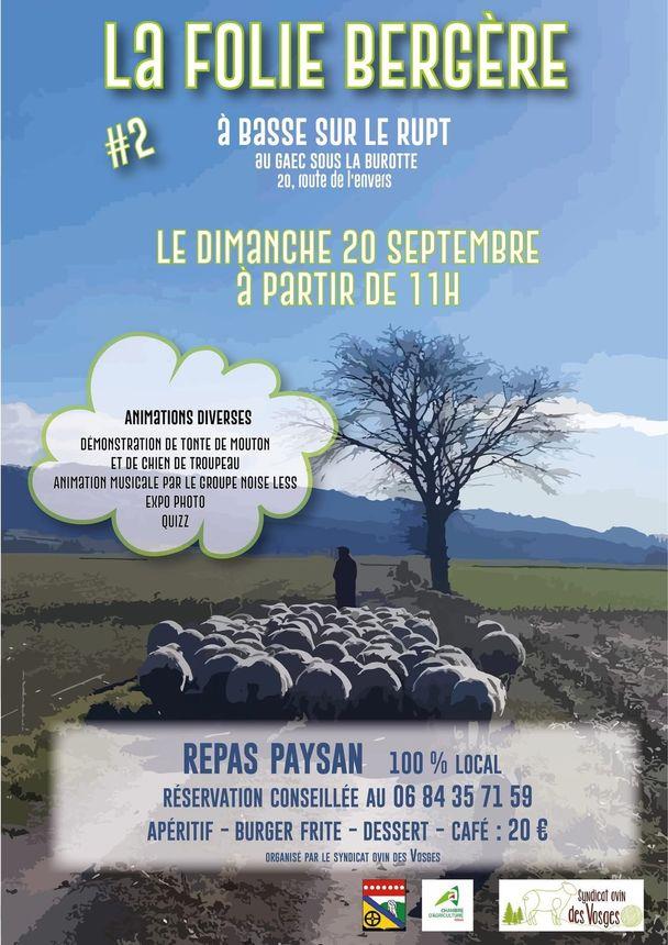 La folie bergère au GAEC sous la Burotte 20 route de l'Envers Basse-sur-le-Rupt 2026-09-20
