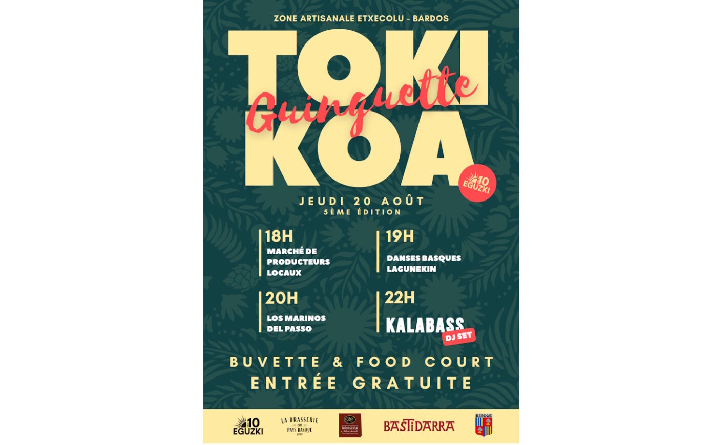 La Guinguette Tokikoa  Bardos