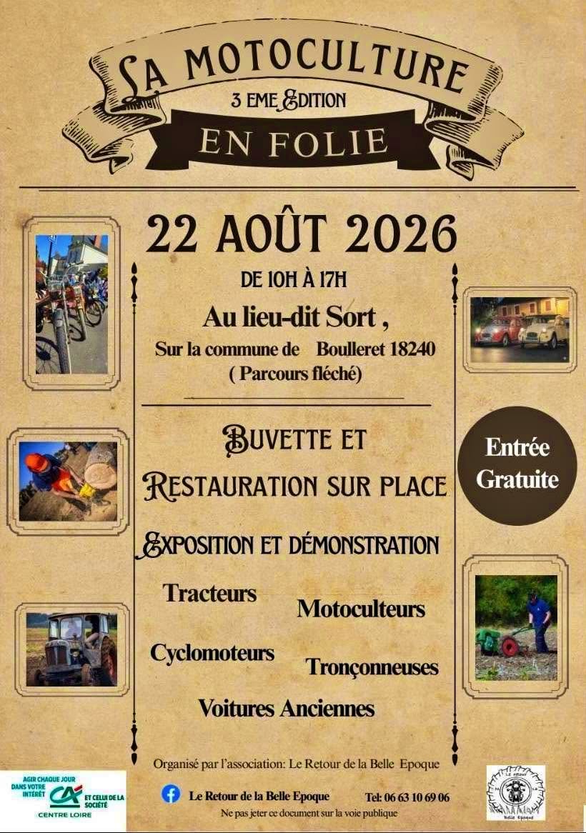 La Motoculture en folie ! Boulleret