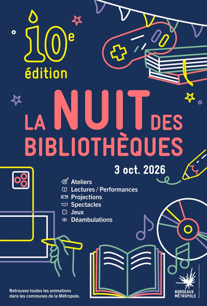 La Nuit des bibliothèques, Médiathèque Jacques Ellul, Pessac