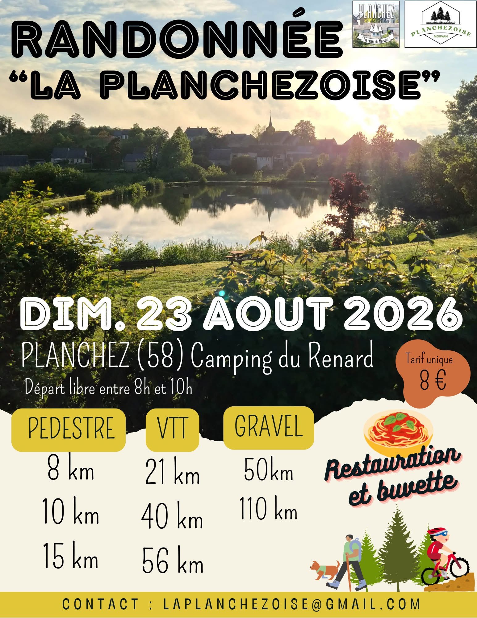 La Planchezoise Etang du renard Planchez 2026-08-23