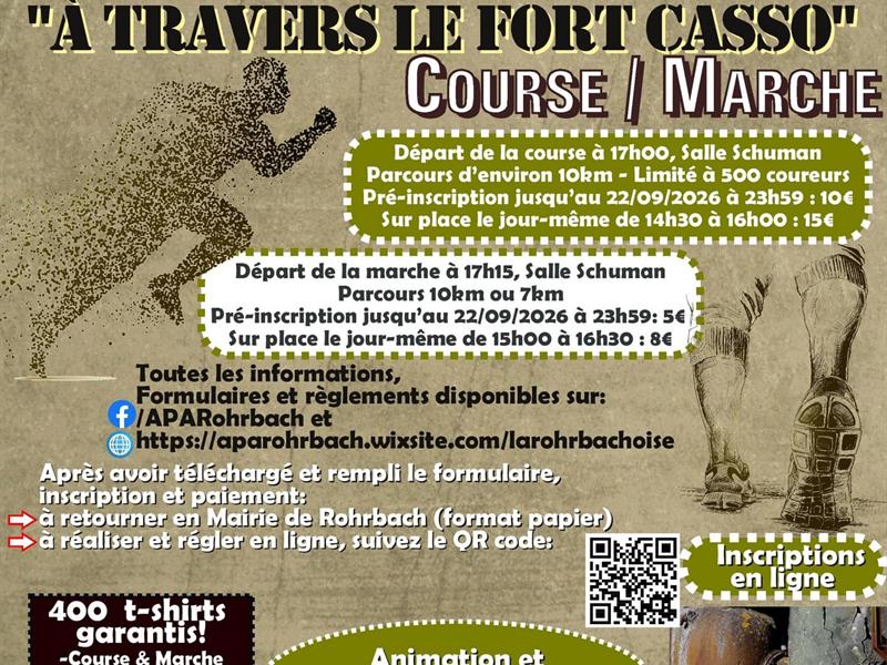 La Rohrbachoise, à travers le Fort Casso Rohrbach-lès-Bitche