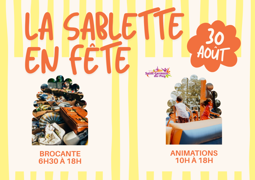 La Sablette en Fête  Saint-Germain-du-Puy