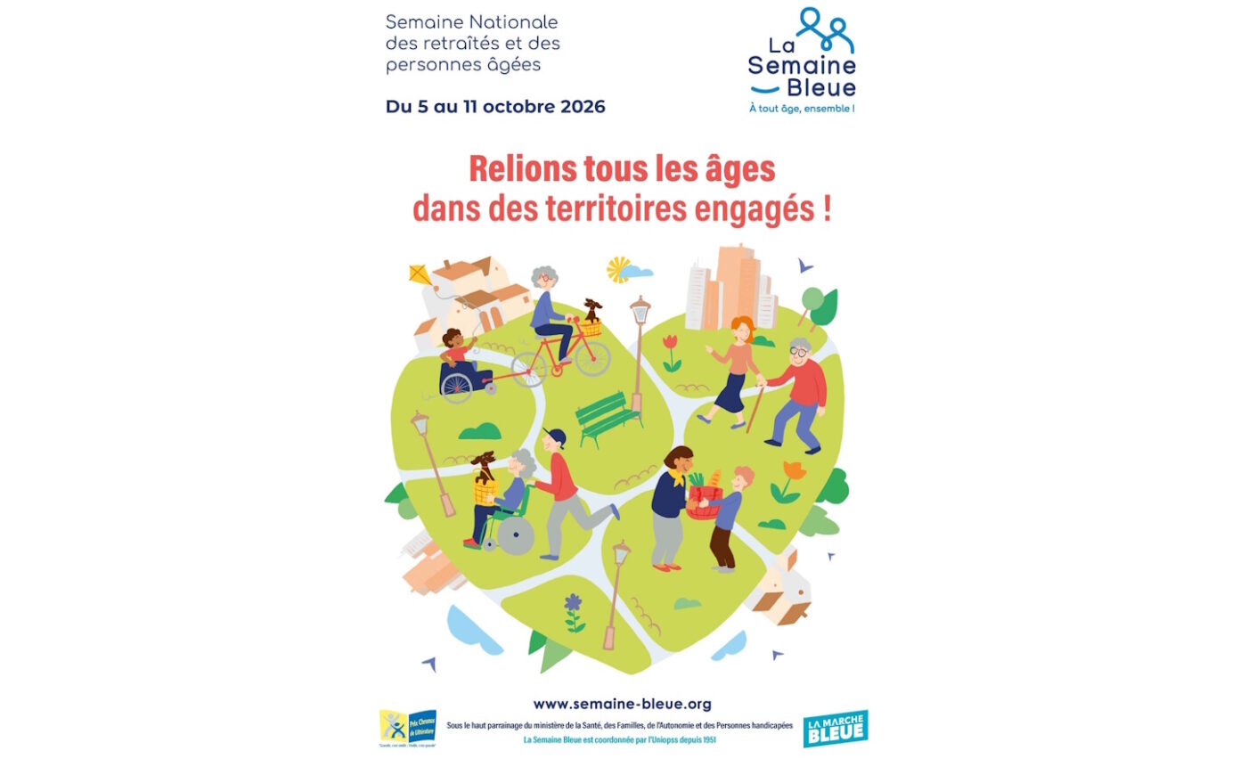 La semaine bleue marche bleue Maison de retraite Albodi Bardos